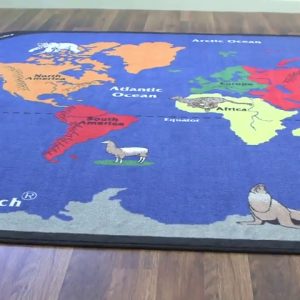 Flagship Carpets FE102-70A Multiply and Divide Rug, Children's Classroom Educational Carpet, 12'x12', Square