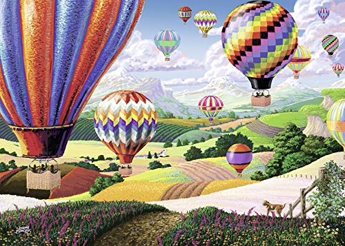 Ravensburger Brilliant Balloons Large Format 500 Piece Jigsaw Puzzle for Adults – Every Piece is Unique, Softclick Technology Means Pieces Fit Together Perfectly