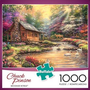 Buffalo Games - Chuck Pinson - Brookside Retreat - 1000 Piece Jigsaw Puzzle