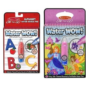Melissa & Doug Water Wow Activity Book - Alphabet and Fairy Tale Bundle