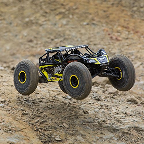 Losi 1/10 2.2 Rock Rey 4WD RC Rock Racer Brushless RTR with AVC and 2800Kv Brushless Power System (Battery and Charger Not Included): LOS03009T1, Yellow