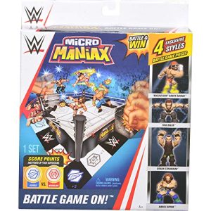 WWE Micro Maniax Battle Game with Two Bonus Figures