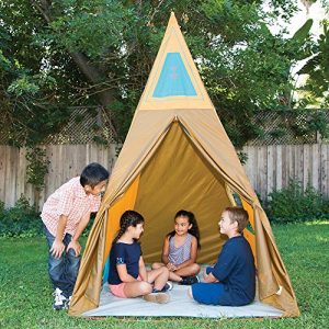 Pacific Play Tents 30610 Kids Giant Tee Pee Tent Playhouse, 59" x 59" x 96"