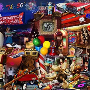 Americana Souvenirs and Gifts The 50'S Jigsaw Puzzle (750-Piece)