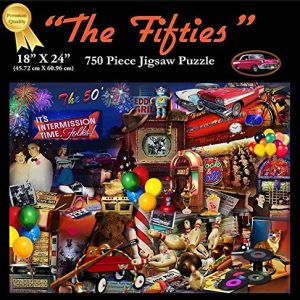 Americana Souvenirs and Gifts The 50'S Jigsaw Puzzle (750-Piece)