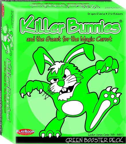 Playroom Entertainment PRE44100 Killer Bunnies Green Booster PLE44100