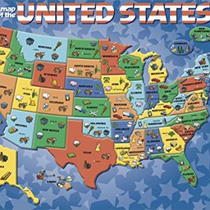 Cardinal Industries USA Map Puzzle