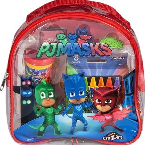 Cra-Z-Art PJ Masks Coloring and Activity Backpack Childrens-Drawing-Pads-and-Books,Colors may vary (Red/Blue)