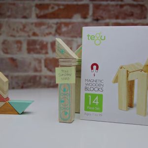 42 Piece Tegu Magnetic Wooden Block Set, Sunset