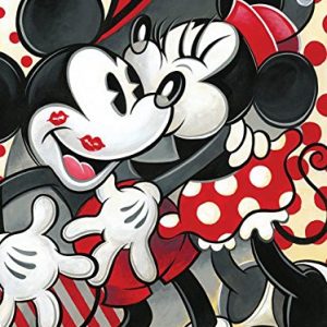 Ceaco Tim Rogerson Disney Mickey Mania Hugs & Kisses Jigsaw Puzzle, 550 Pieces