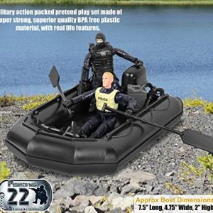 Click N’ Play Military Police Elite SWAT Patrol Team 32 Piece Play Set with Accessories