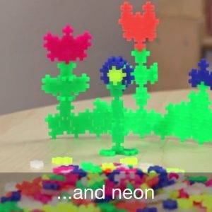 PLUS PLUS - Construction Building Toy, Open Play Set - 1200 Piece - Pastel Color Mix