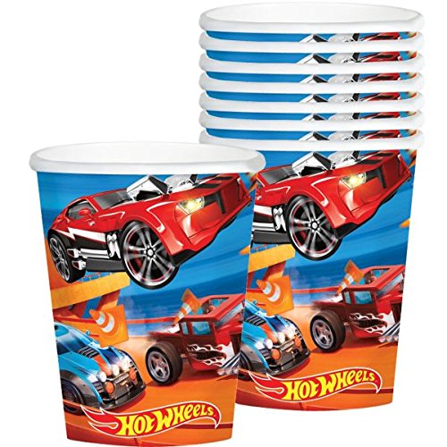 Hot Wheels Wild Racer Cups, 9 oz., Party Favor
