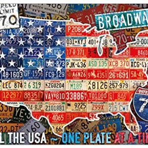 Buffalo Games - Travel The USA - 300 Large Piece Jigsaw Puzzle