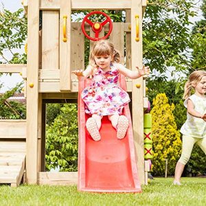 Blue Rabbit Play Outdoor Toddler Slide, 4 Feet, Turquoise