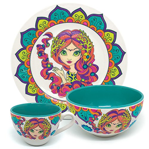 NEBULOUS STARS Porcelain Painting, Multicolor