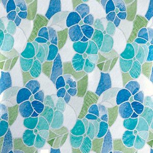 d-c-fix 346-0632-2PK Stained Glass Blue Green Window Film, 17" x 78" Roll-3 Pk