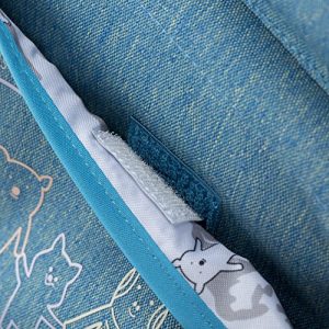 Lassig Kids Car Organizer Wrap-to-Go About Friends mélange Blue