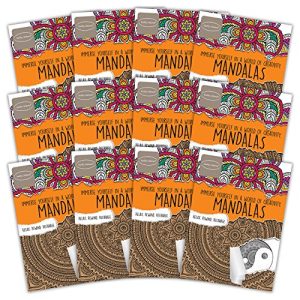 Bendon 42590-Amzb Kathy Ireland Mandalas 80-Page Advanced Coloring Book (12-Count)