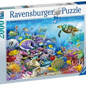 Ravensburger Coral Reef Majesty 2000 Piece Jigsaw Puzzle for Adults - Every Piece is Unique, Softclick Technology Means Pieces Fit Together Perfectly