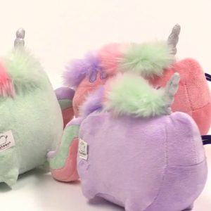 GUND Pusheen Pusheenicorn Unicorn Cat Sound Plush Stuffed Animal, Purple, 7.5"