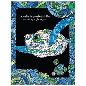Tree-Free Greetings Adult Coloring Book: Aquarium and Ocean Animal Designs: Stress Relief, Mindfulness and Relaxation for Grown Ups and Kids (DB13801)