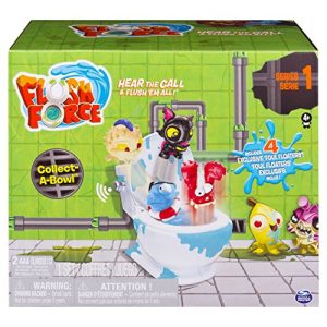 Flush Force – Series 1 - Collect-A-Bowl Stash ’n’ Store Case for 4 Exclusive Flushie Figures