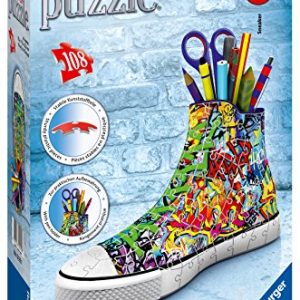 Ravensburger Sneaker Graffiti Style Jigsaw Puzzle (108 Piece), Multicolor