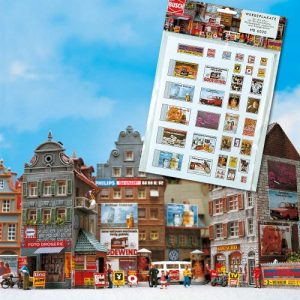 Busch 6030 Advertizing Posters HO Scale Scenery Kit