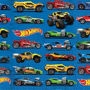 Hot Wheels Wild Racer Beverage Napkins, Party Favor