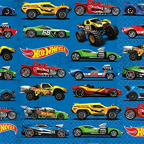 Hot Wheels Wild Racer Beverage Napkins, Party Favor