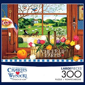 Buffalo Games - Charles Wysocki - A Peach of a Day - 300 Large Piece Jigsaw Puzzle