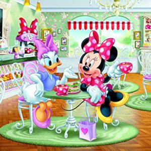 Ceaco Disney Friends Minnie and Daisy Café Jigsaw Puzzle, 200 Pieces