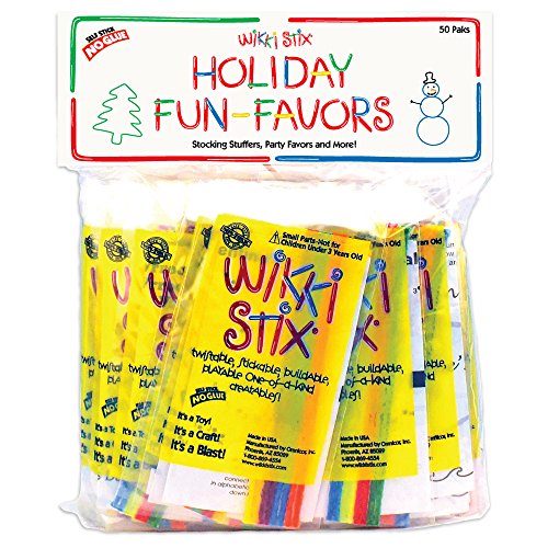 WikkiStix Holiday Fun Favors, Pack of 50