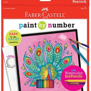 Faber-Castell - Paint By Number Peacock Art Kit - Premium Kids Crafts