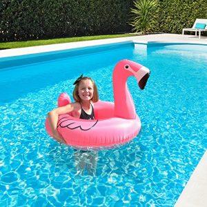 GoFloats Flamingo Pool Float Party Tube, Inflatable Rafts for Kids & Adults