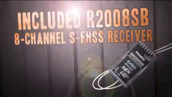 Futaba 8JH 2.4GHz S-FHSS 8-Channel Computer Radio System with R2008SB S.Bus-Compatible Receiver