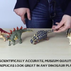 Terra by Battat – 4 Dinosaur Toys, Medium – Dinosaurs for Kids & Collectors, Scientifically Accurate & Designed by A Paleo-Artist; Age 3+ (4 Pc)