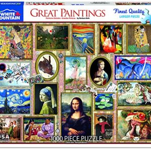 White Mountain Puzzles Great Paintings - 1000 Piece Jigsaw Puzzle