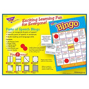 Parts of Speech Bingo Game