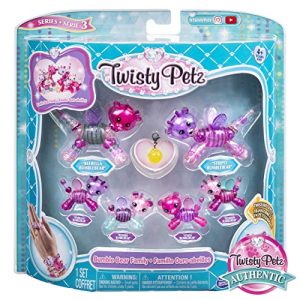Twisty Petz, Series 3, Bumble Bear Family Pack Collectible Bracelet Set for Kids Aged 4 and Up