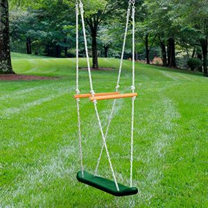 Gorilla Playsets 07-0026 Skateboard Swing Standing Swing for Outdoor Swing Set, Green