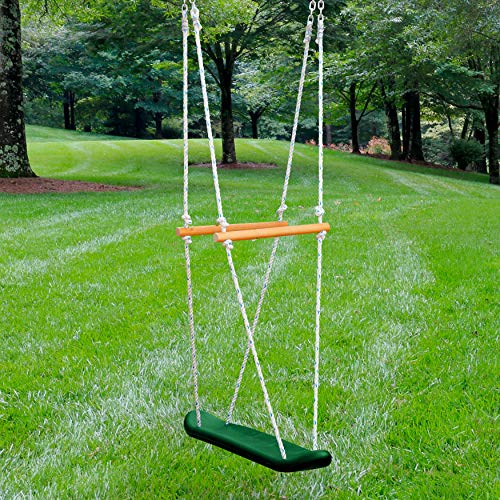 Gorilla Playsets 07-0026 Skateboard Swing Standing Swing for Outdoor Swing Set, Green