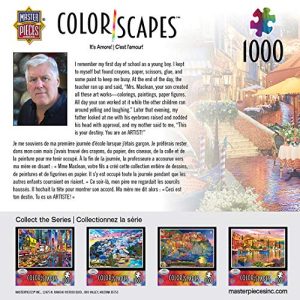 MasterPieces Colorscapes Linen Jigsaw Puzzle, It's Amore! Romantic Evening in Italy, 1000 Pieces