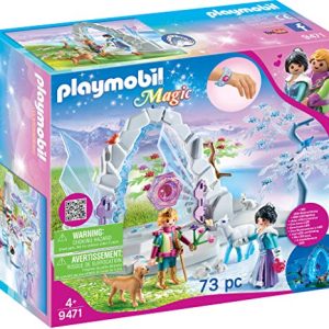 PLAYMOBIL 9470 Spielzeug - Suche nach dem Liebeskristall Unisex-Kinder & 9471 Spielzeug-Kristalltor zur Winterwelt, Unisex-Kinder