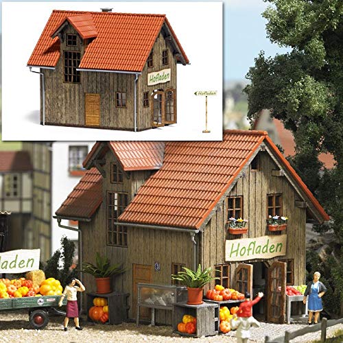 Busch 1512 Farm Shop HO Structure Scale Model Structure