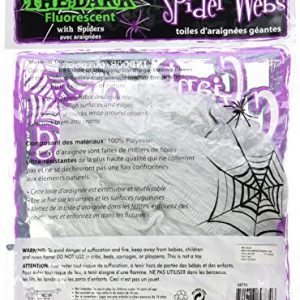 Forum Novelties Glow in The Dark Super Stretchy Giant Spider Webs