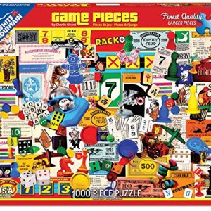 White Mountain Puzzles Gamepieces - 1000Piece Jigsaw Puzzle