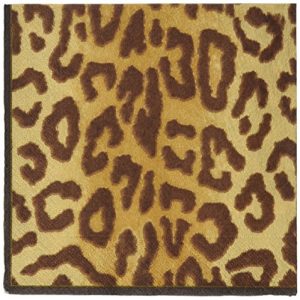 Entertaining with Caspari Luncheon Napkin, Zanzibar Black, 20-Pack