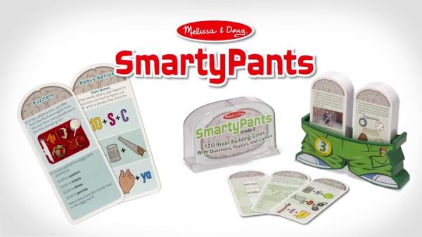 Melissa & Doug Smarty Pants Kindergarten Card Set (Trivia Games, Educational Card Set for Kids, Developed with Educators, 120 Cards, Great Gift for Girls and Boys - Best for 5, 6, and 7 Year Olds)